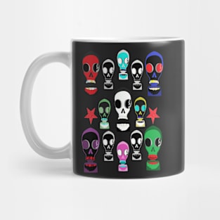 Gasmask Color Splash Mug